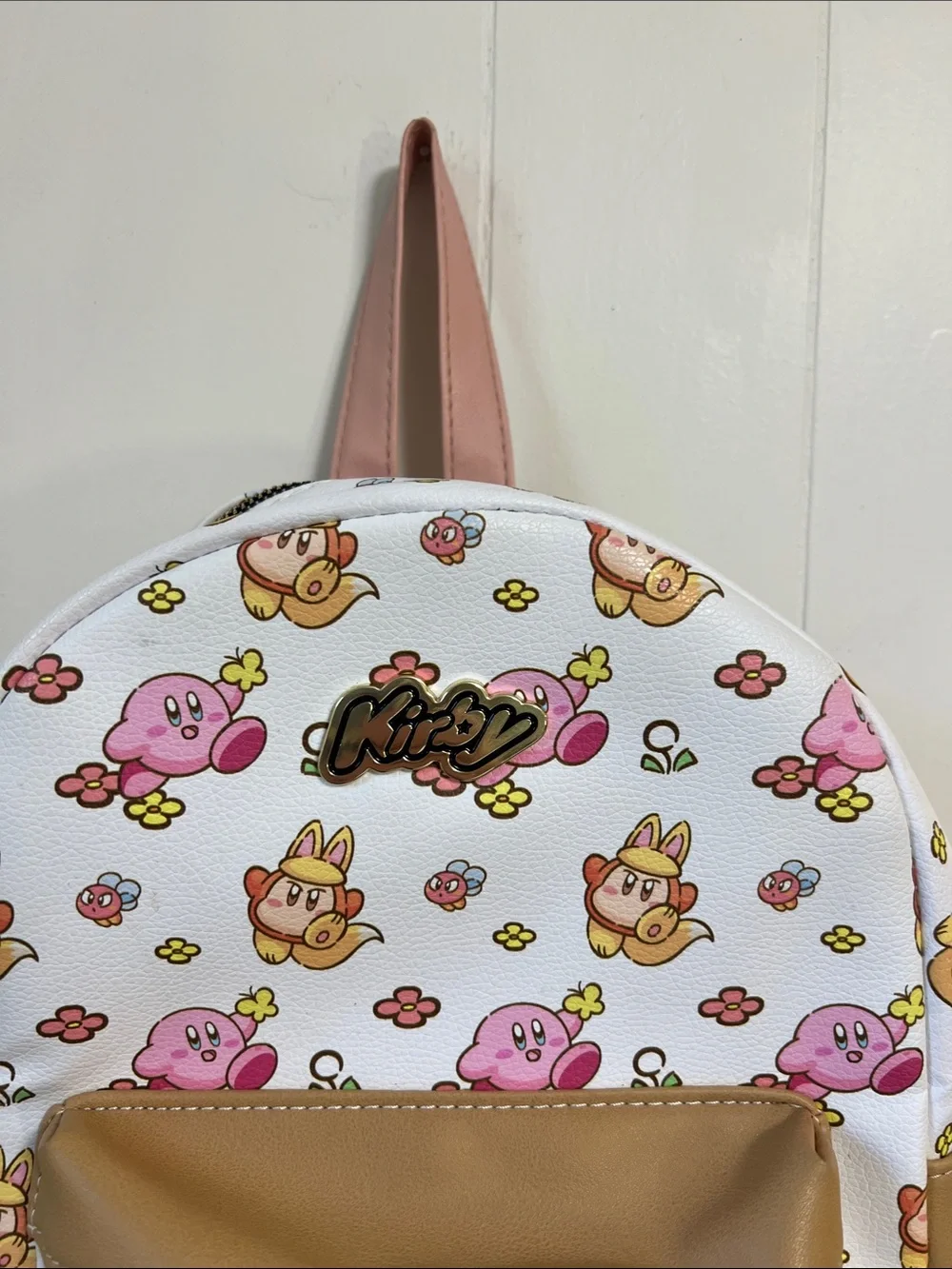 Bioworld Official Nintendo Kirby Waddle Dee Flowers Mini Pink Backpack Hot Topic